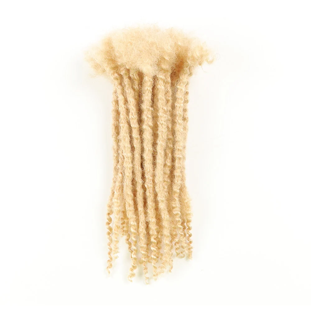 100% Human Hair Texture Locs Dreadlocks Extensions | Coiled Tips Locs - Image 5