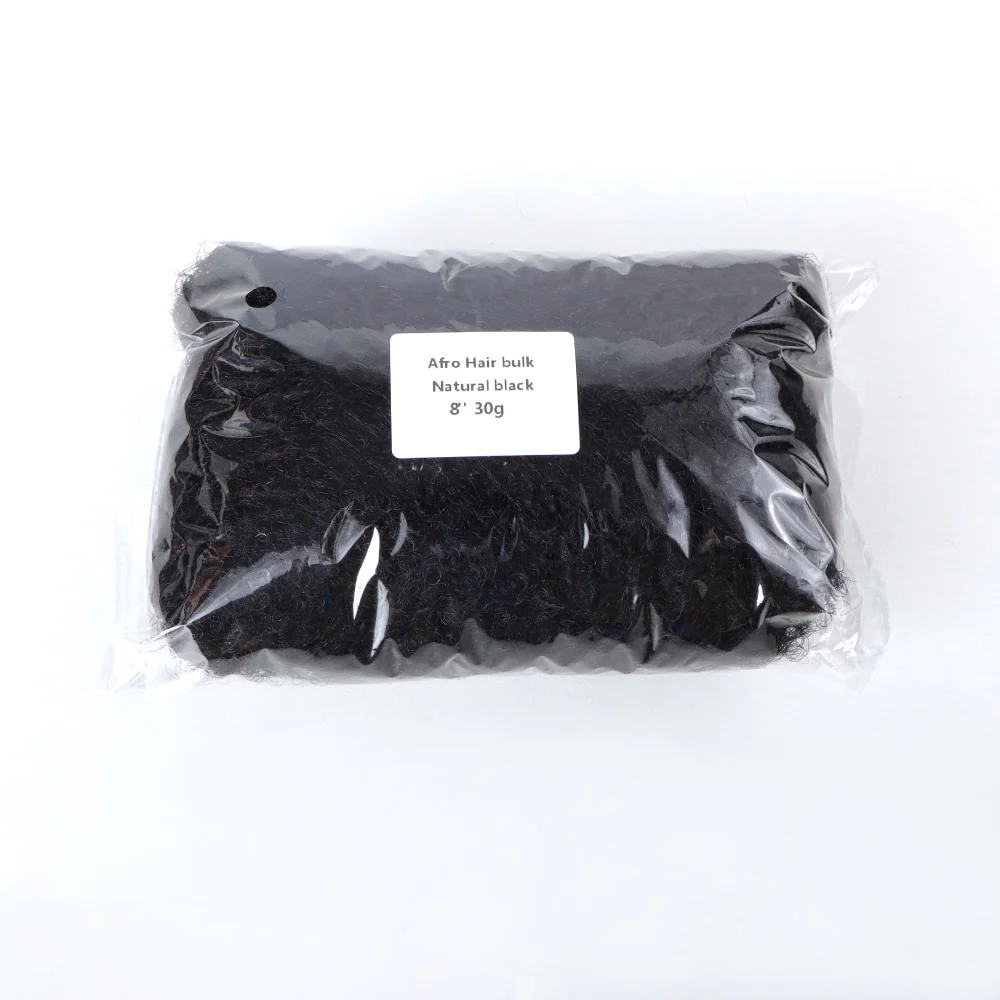 Afro Kinky Bulk Human Hair for Dreadlock Extensions - Image 5