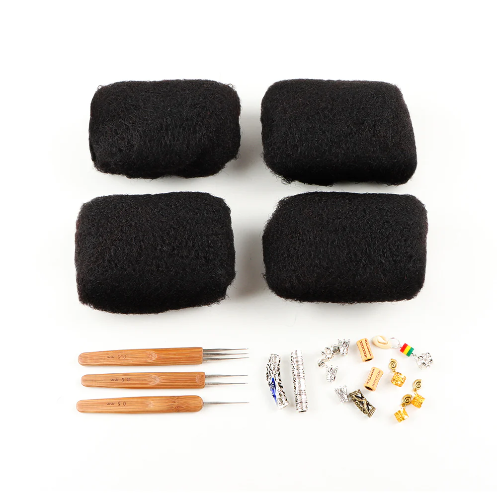 Afro kinky Curly Bulk Human Hair For Locs and Braiding 30g/pc | Natural Balck Color Brazilian Remy Hair Dyeable Bleachable - Image 6