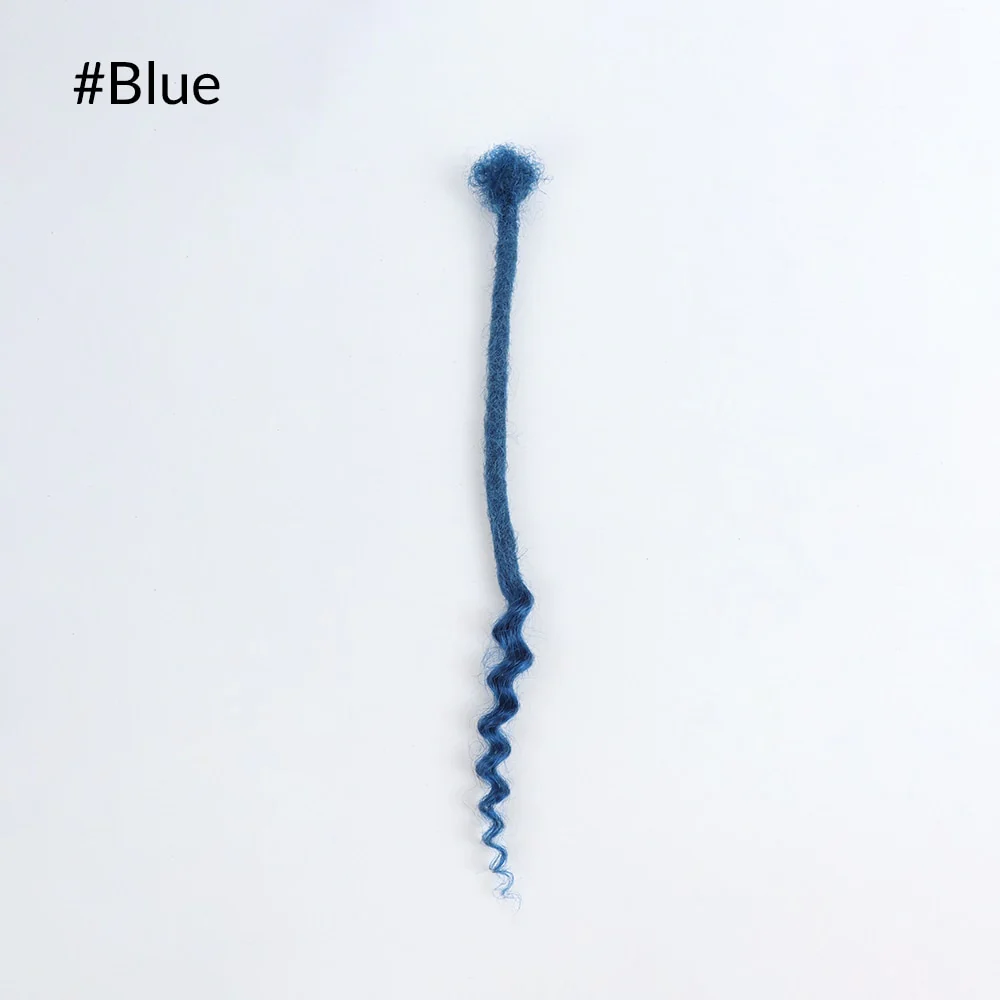 Curly Ends Locs |100% Human Hair Curly Ends Dreads Loc Extension - Image 10