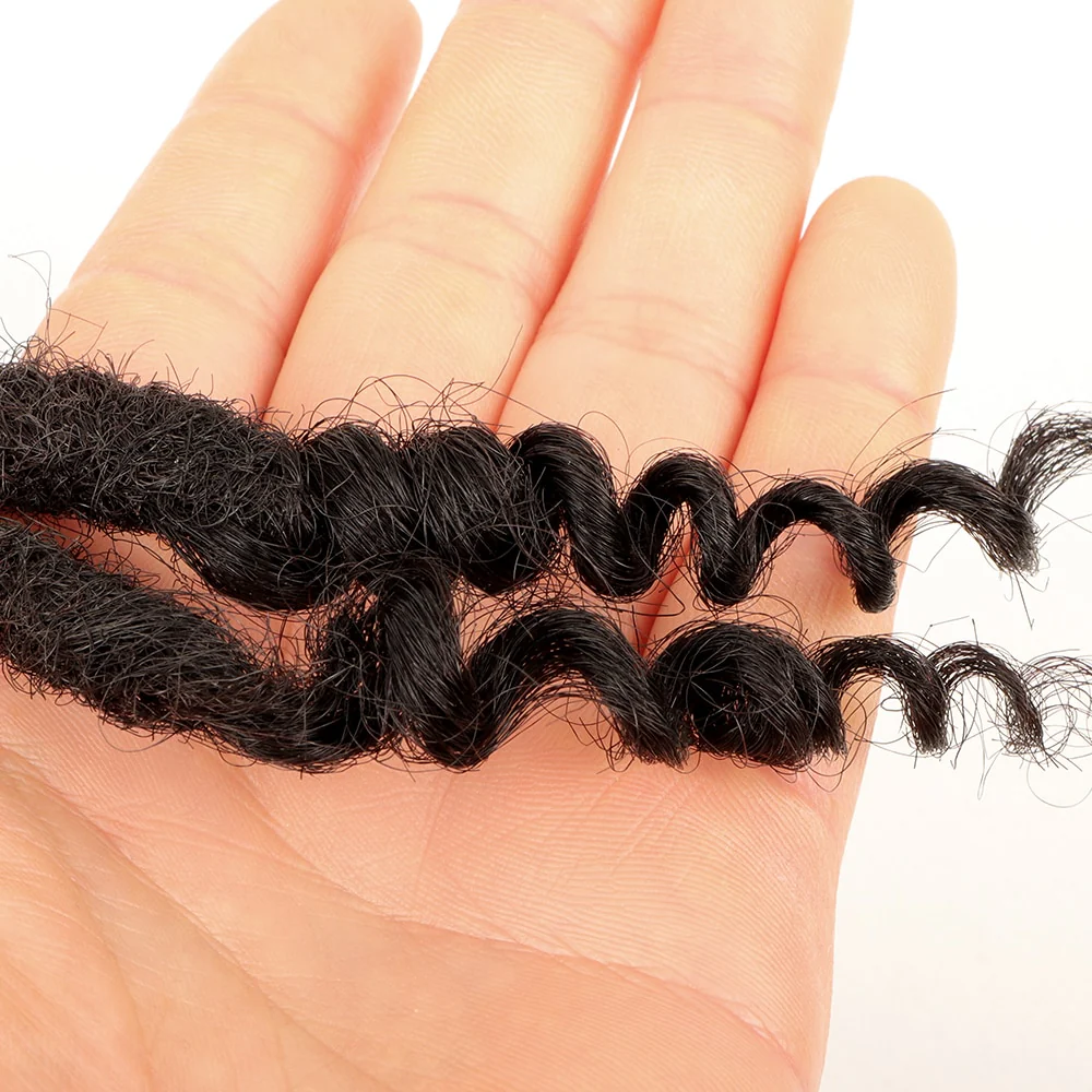 Curly Ends Locs |100% Human Hair Curly Ends Dreads Loc Extension - Image 13