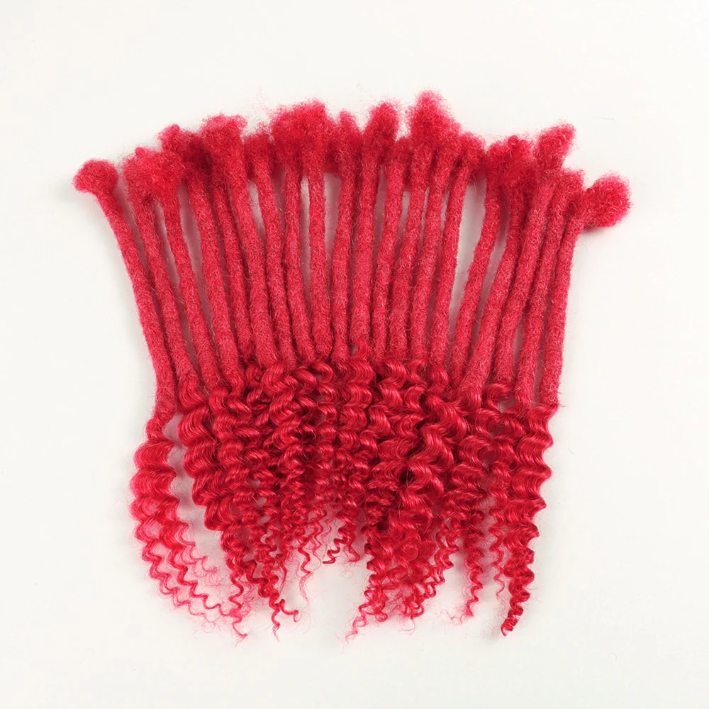 Curly Ends Locs |100% Human Hair Curly Ends Dreads Loc Extension - Image 9