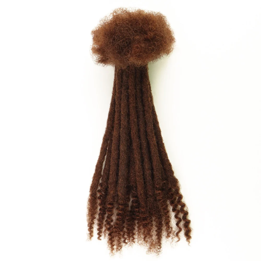 Curly Ends Locs |Human Hair Dreads Extensions - Image 4