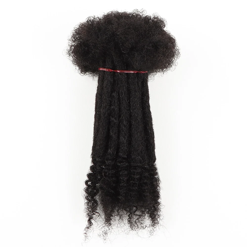 Curly Ends Locs |Human Hair Dreads Extensions - Image 7