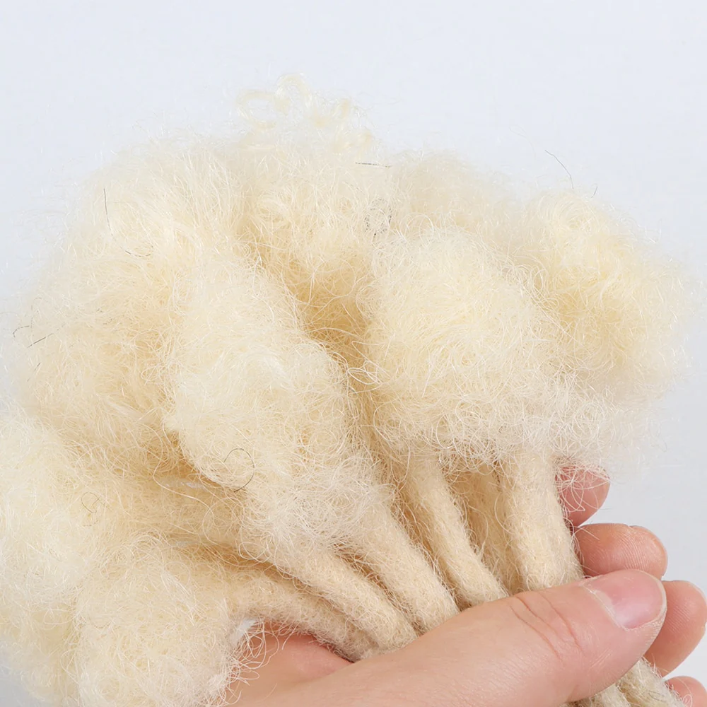 Dreads Extensions 100% Human Hair | Full Handmade 0.6cm Thickness 60 Strands - Image 3