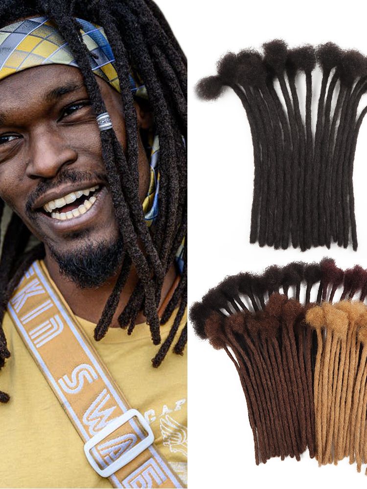 Dreads Extensions 100% Human Hair | Full Handmade 0.6cm Thickness 60 Strands - Image 6