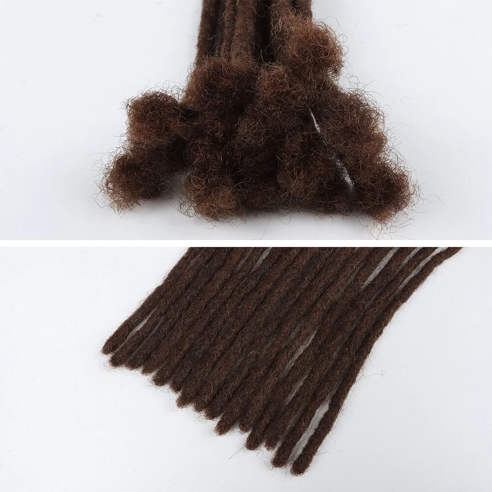 Handmade Dreads Extensions |Full Handmade 100% Human Hair Sisterlocks Soft Dreadlocks 60 Strands - Image 7