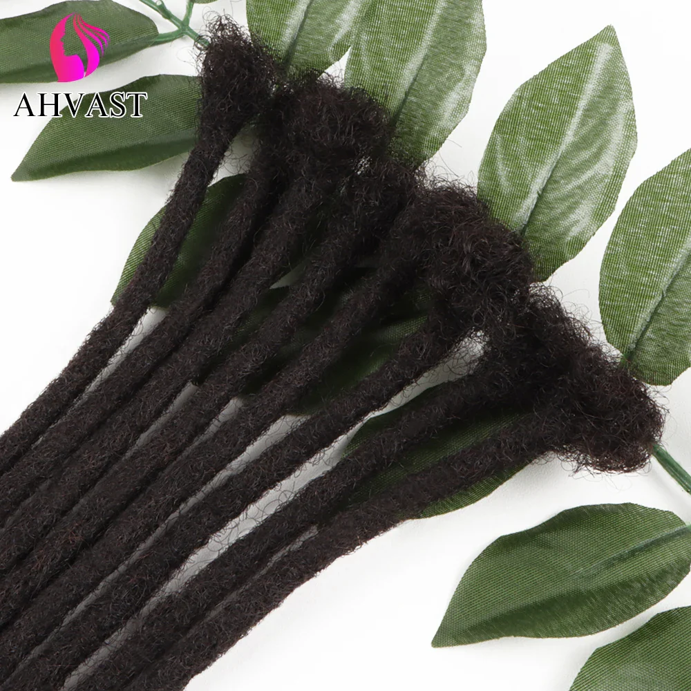 Locsoflove 0.2cm 0.4cm 0.6cm 0.8cm Dread Locks Crochet Hair 100% Real Human Hair Handmade Mirco Dreadlocks Extension For Men Women - Image 6