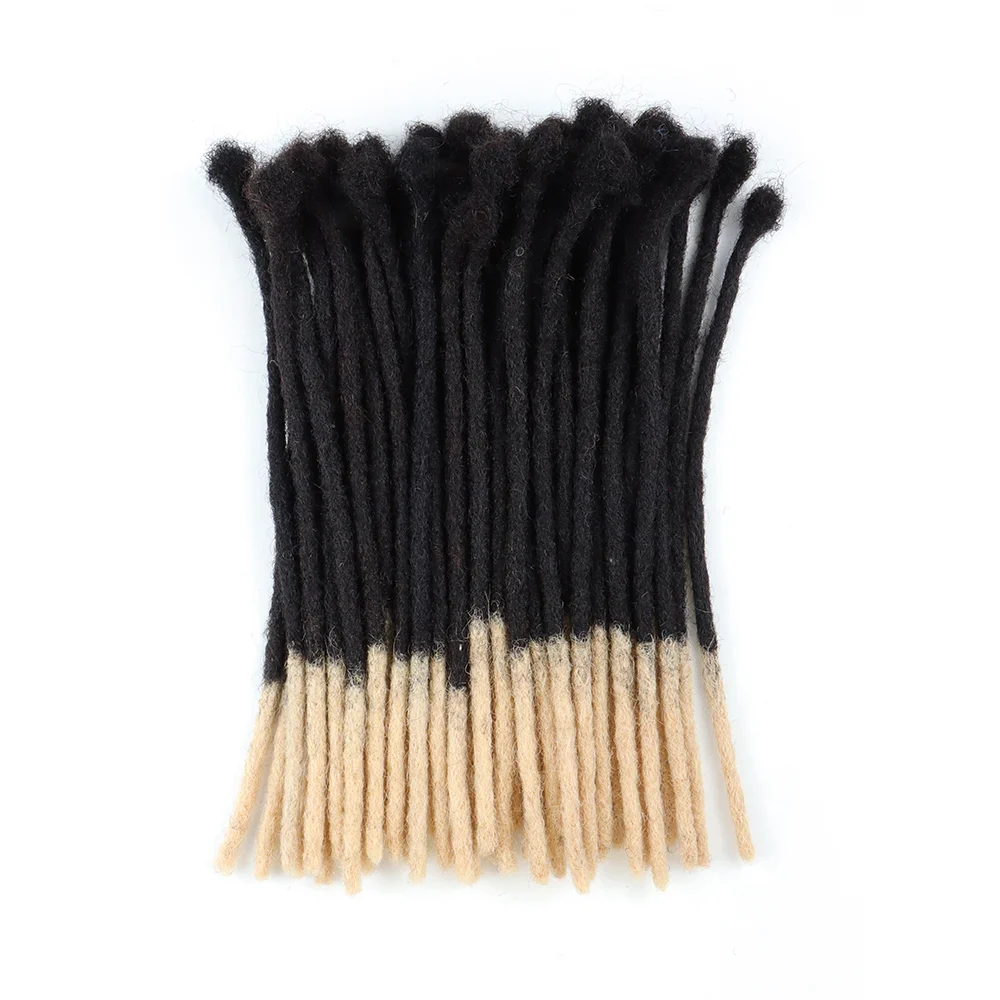 Locsoflove 100% Human Hair Dreadlocks Locks Extension Locs Rastas Humano Black Man - Image 9