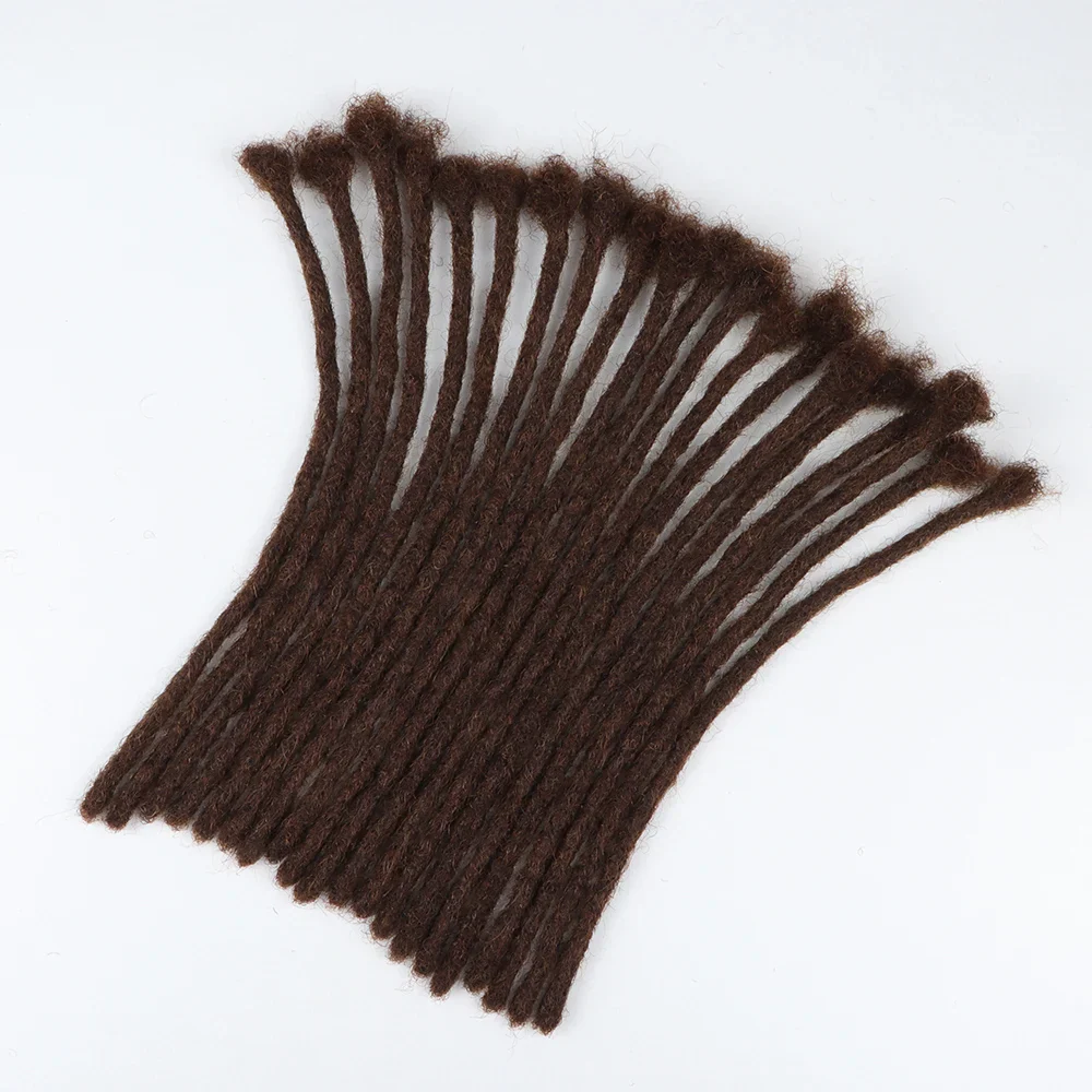 Locsoflove 100% Human Hair Dreadlocks Locks Extension Locs Rastas Humano Black Man - Image 13