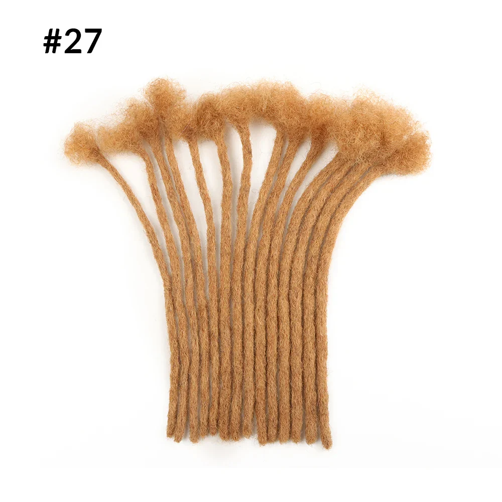 Locsoflove 100% Human Hair Dreadlocks Locks Extension Locs Rastas Humano Black Man - Image 14