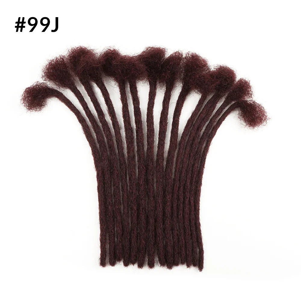 Locsoflove 100% Human Hair Dreadlocks Locks Extension Locs Rastas Humano Black Man - Image 16